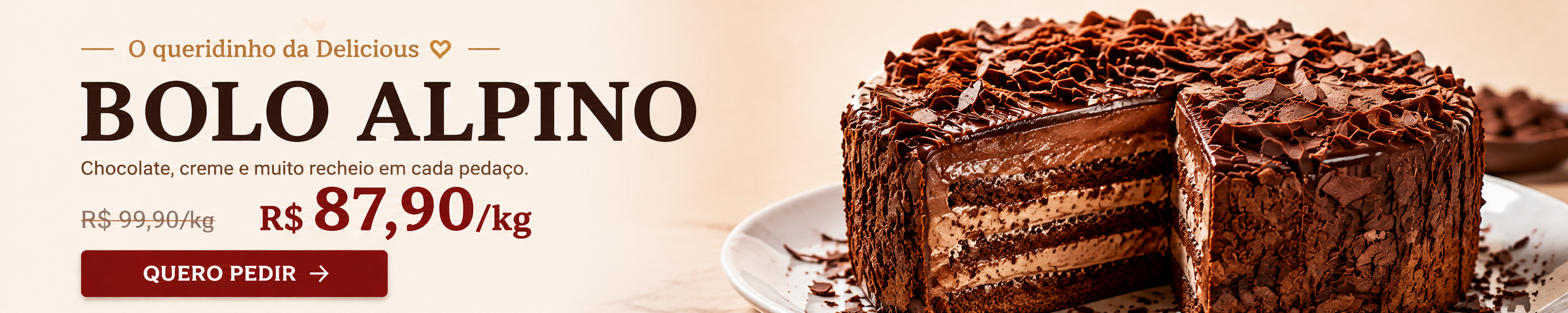 Banner de DELICIOUS GOURMET BOLOS E SALGADOS